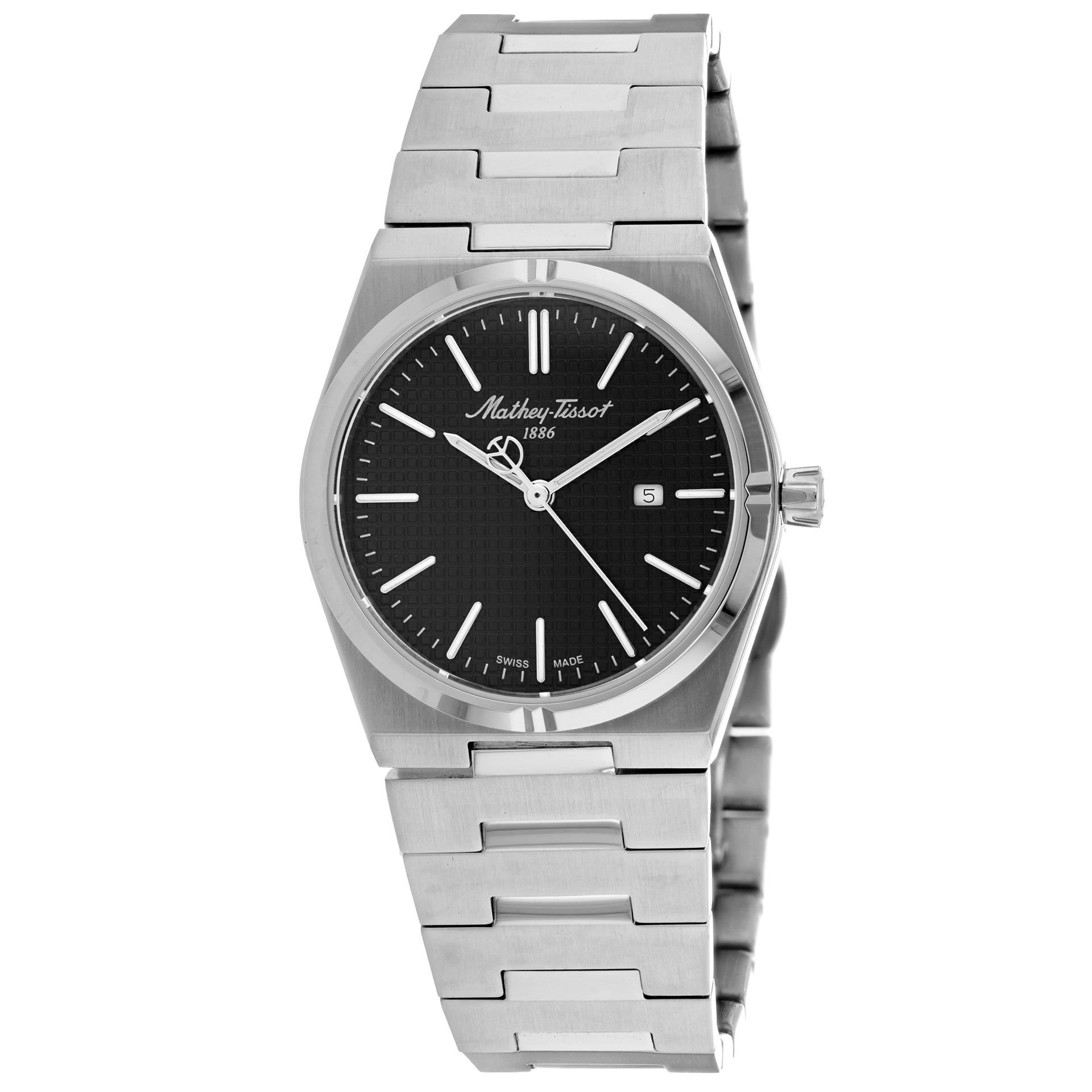 Mathey Tissot Women's Zoltan Black Dial Watch - D117AN