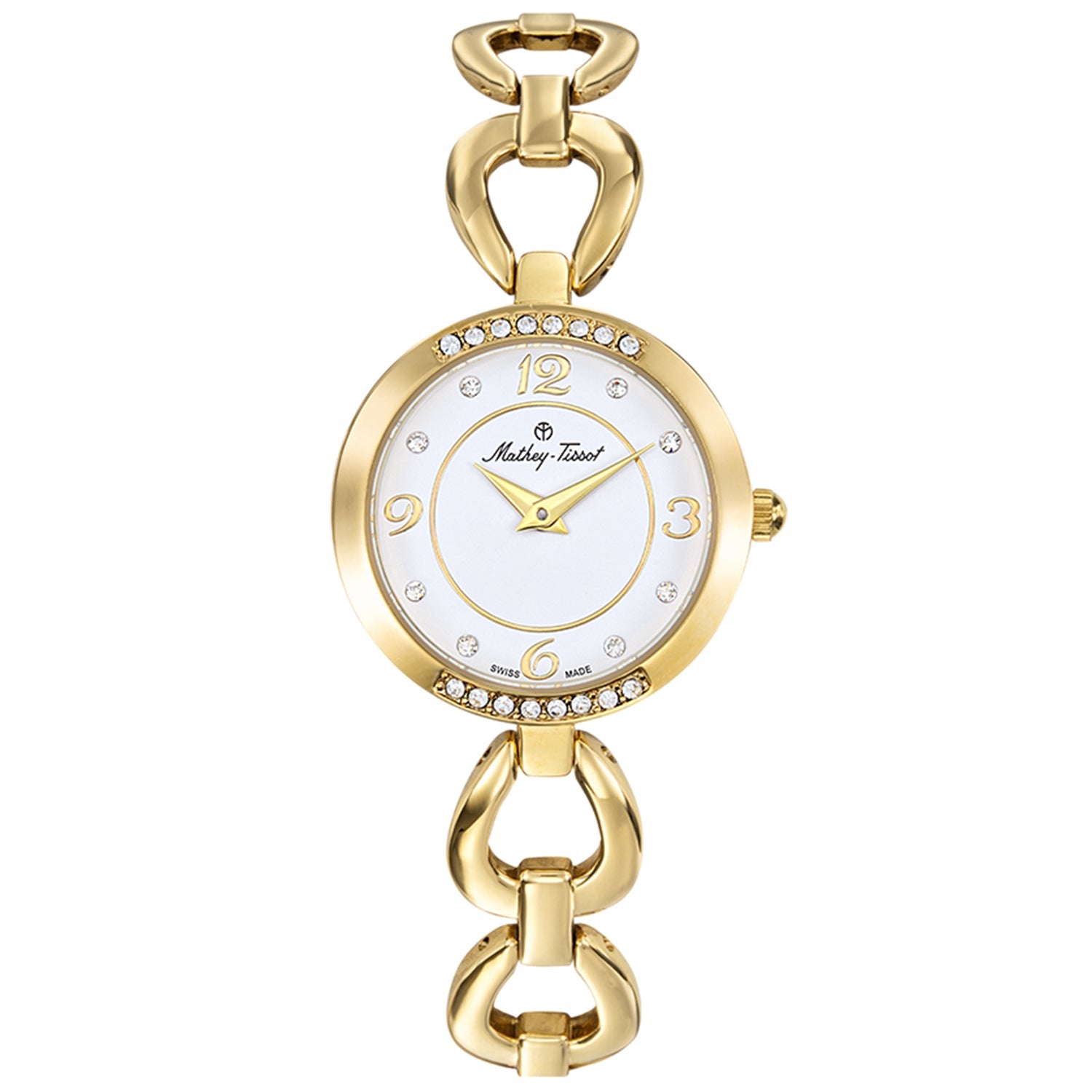 Mathey Tissot Women's Fleury 1496 White Dial Watch - D1496PYI