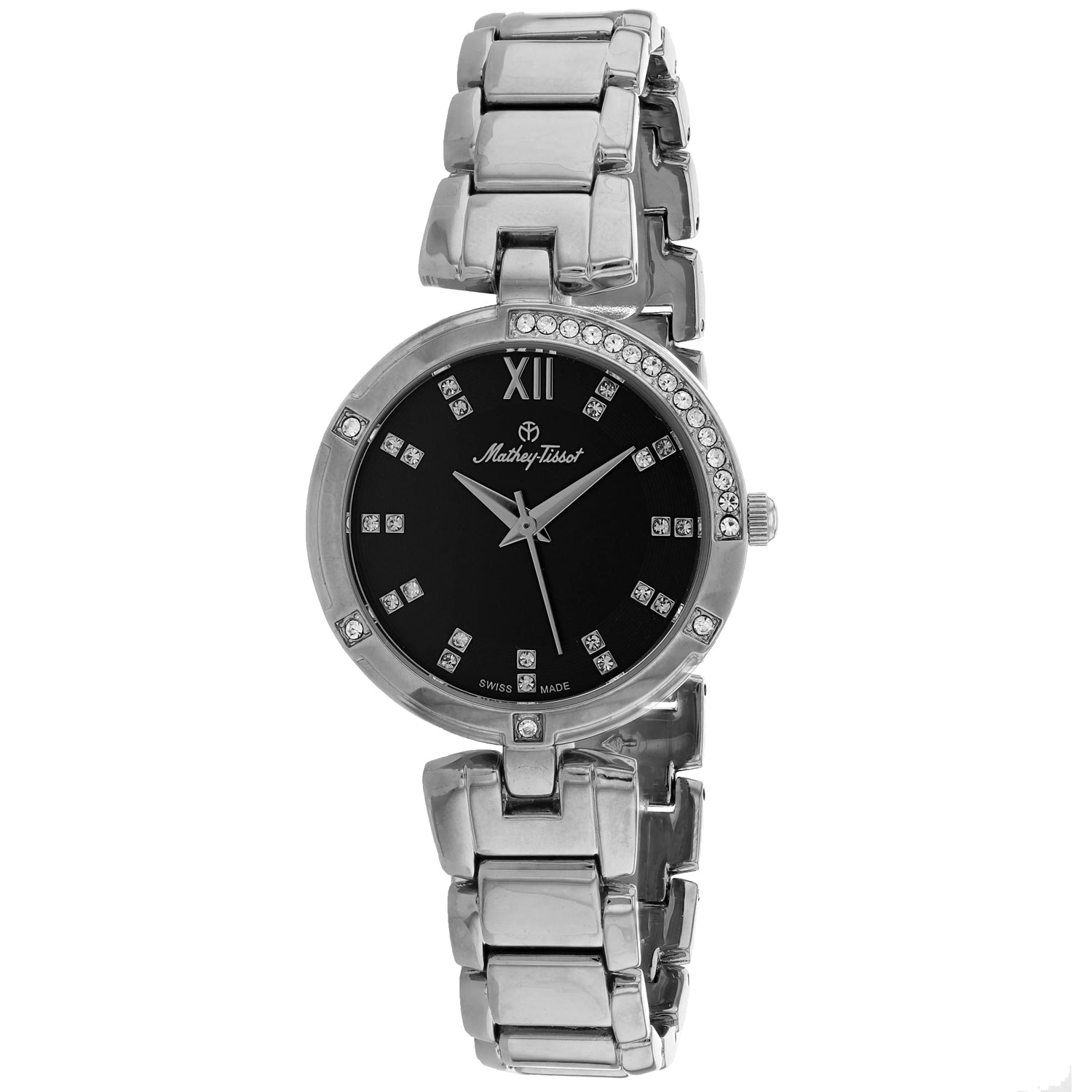 Mathey Tissot Women's Classic Black Dial Watch - D2583AN