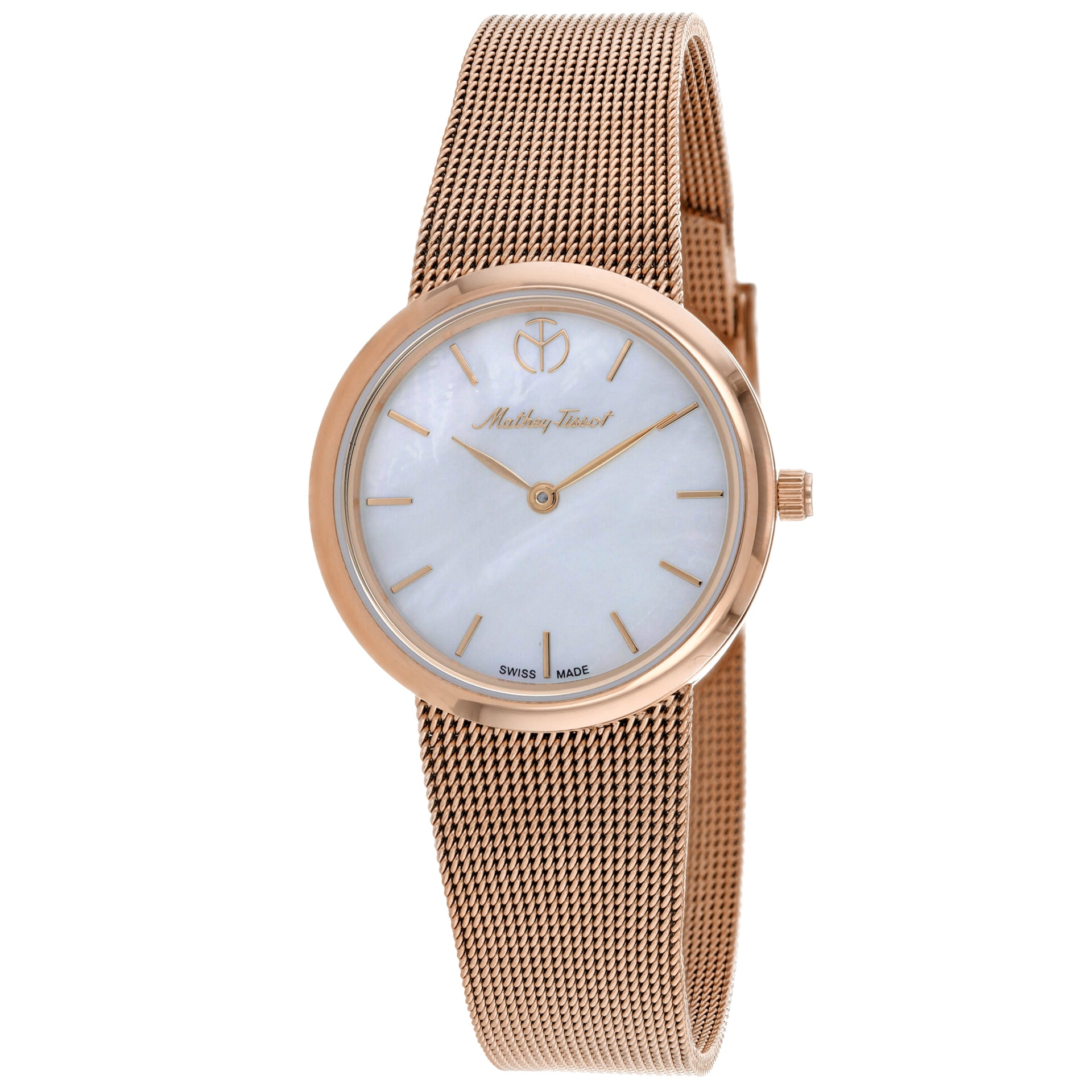Mathey Tissot Women's Milly Mother of Pearl Dial Watch - D403PI