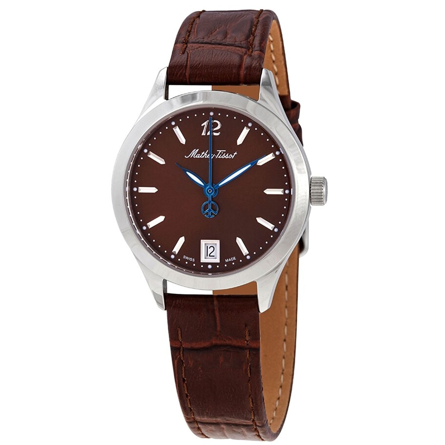 Mathey Tissot Women's Urban Brown Dial Watch - D411AM