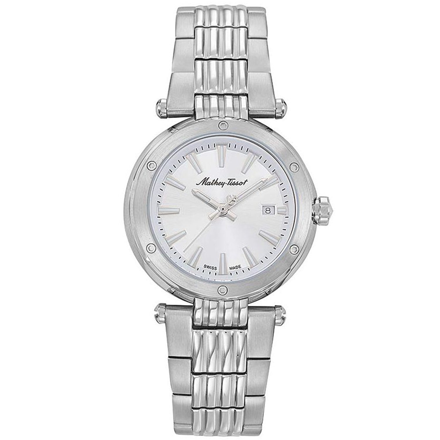 Mathey Tissot Women's Neptune Silver Dial Watch - D912AI