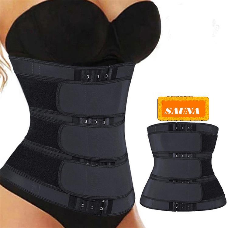 THREE BELT women waist trainer to lose weight while working out