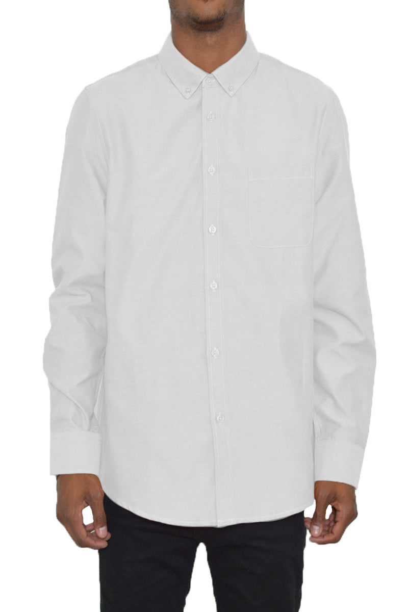 SIGNATURE LONG SLEEVE BUTTON DOWN SHIRT