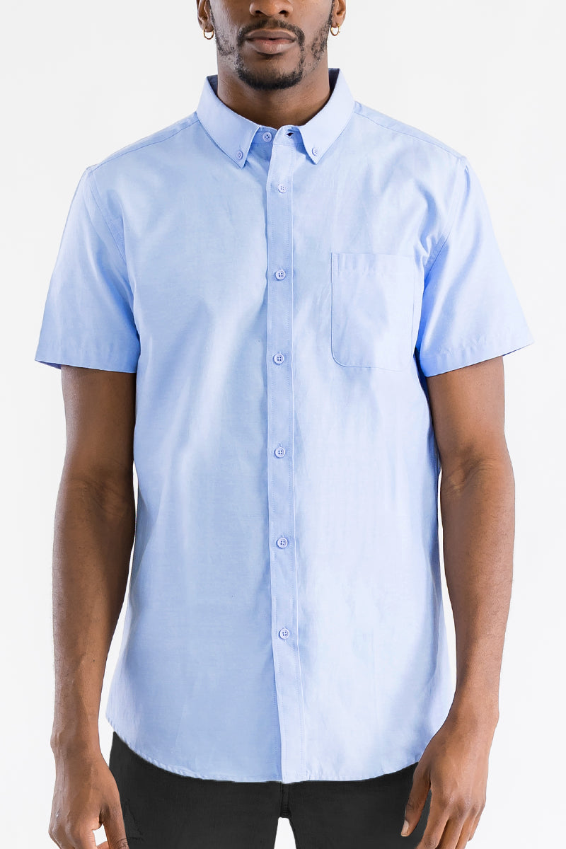 SHORT SLEEVE BUTTON DOWN SHIRT