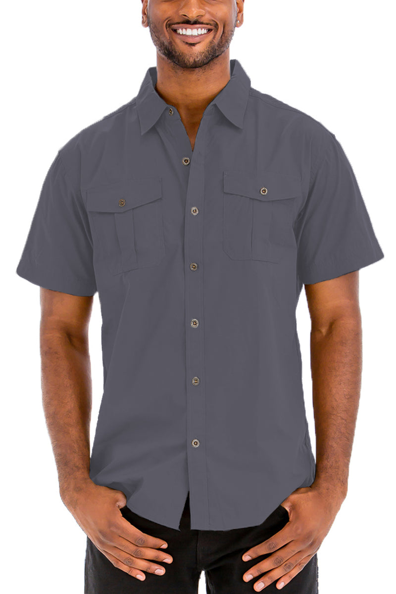 TWO POCKET BUTTON DOWN SHIRT