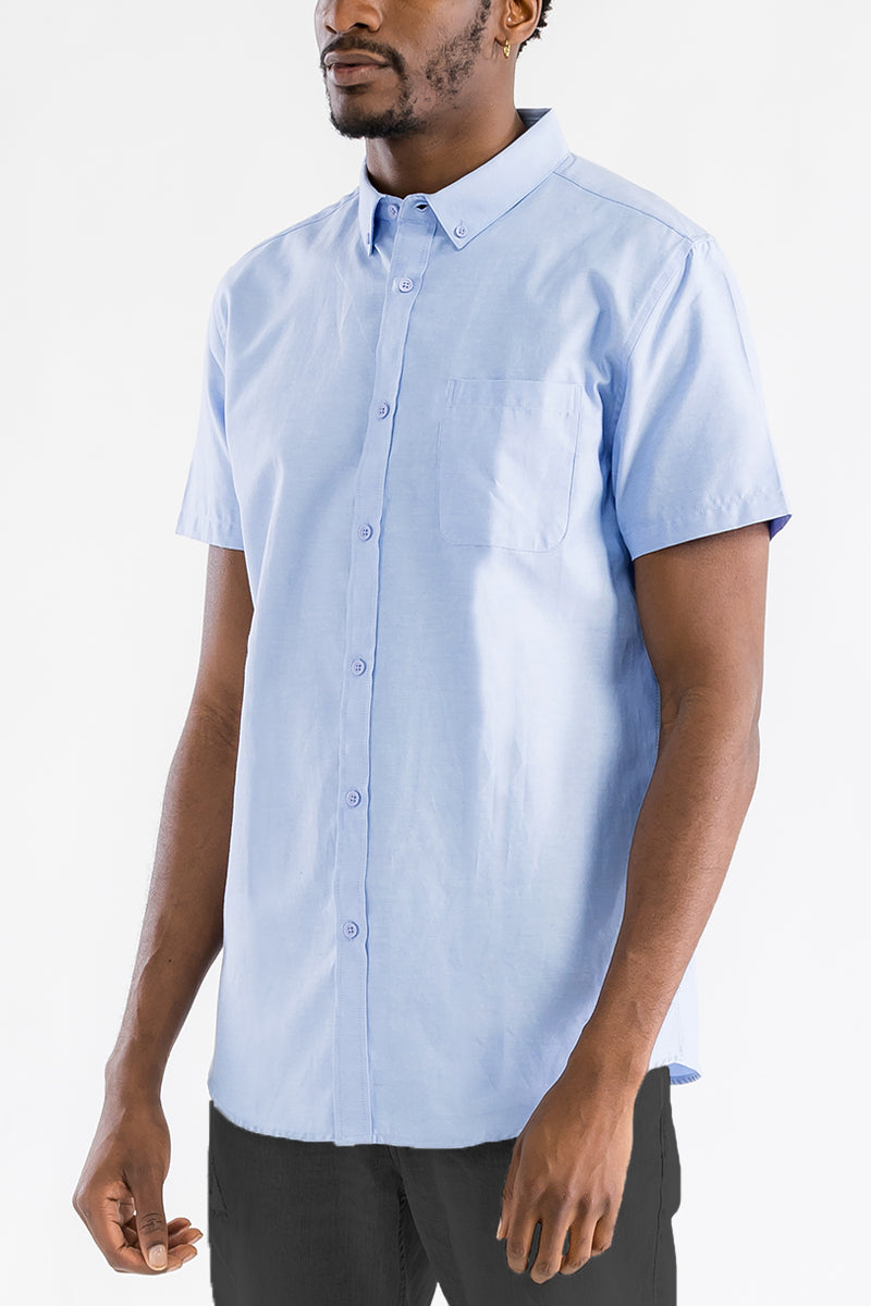 SHORT SLEEVE BUTTON DOWN SHIRT