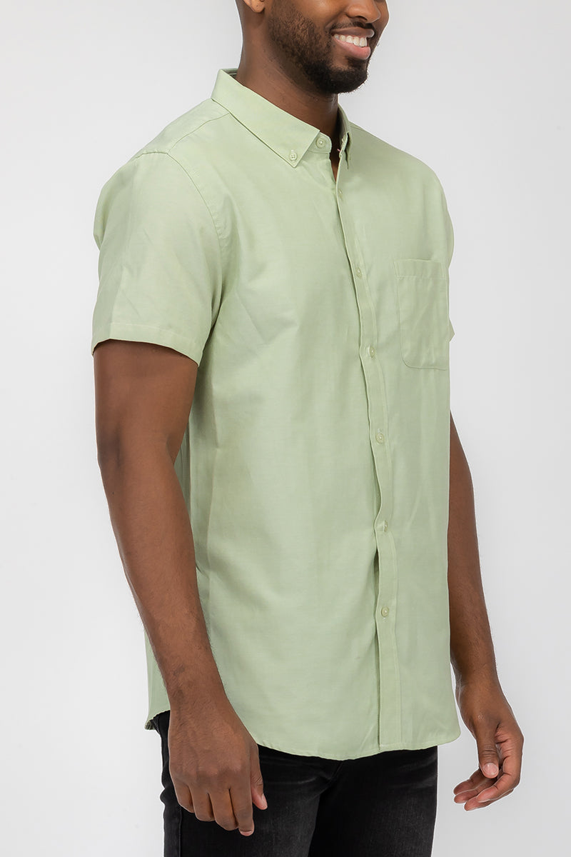 SHORT SLEEVE BUTTON DOWN SHIRT