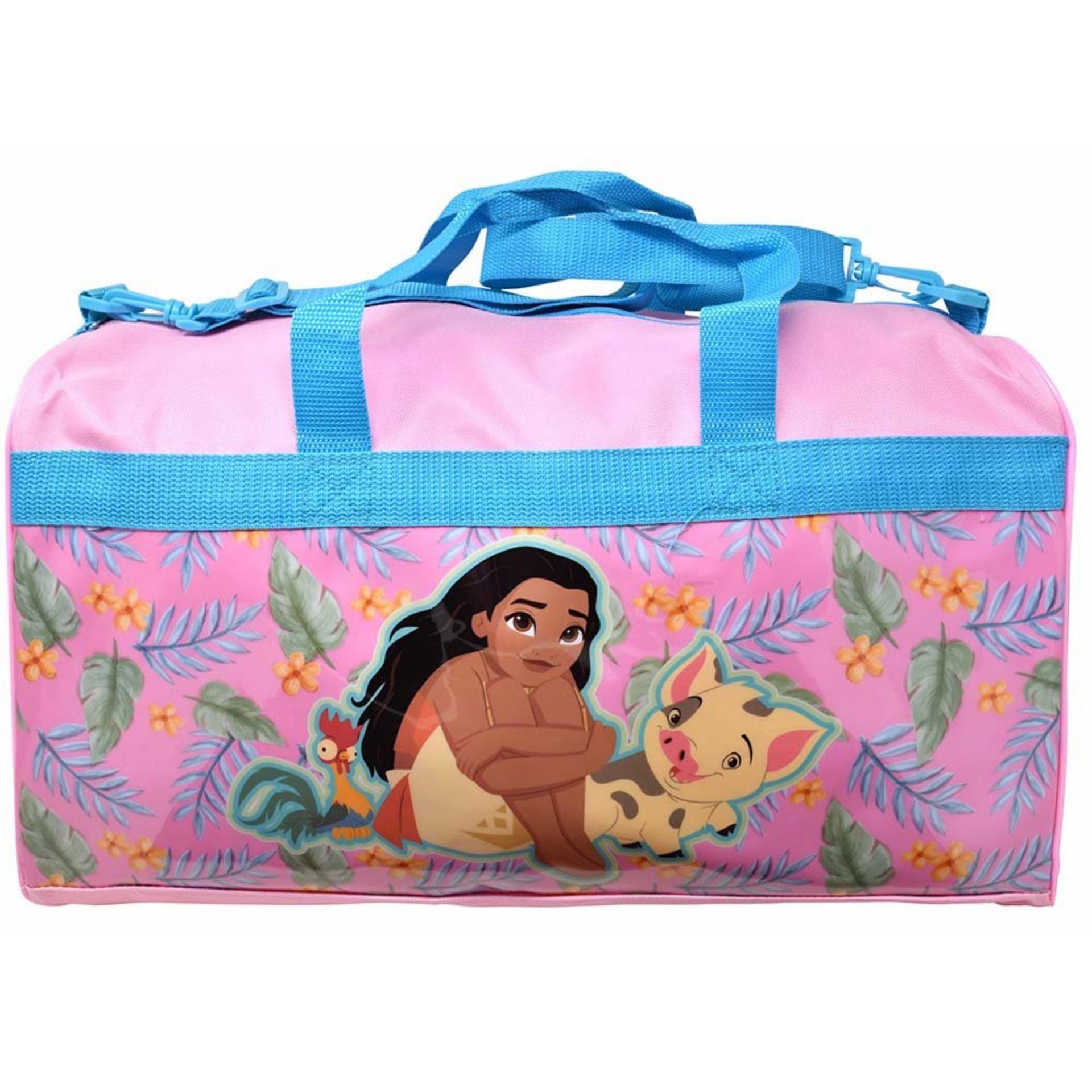 Moana 600D Polyester Duffle Bag with Printed PVC Side Panels