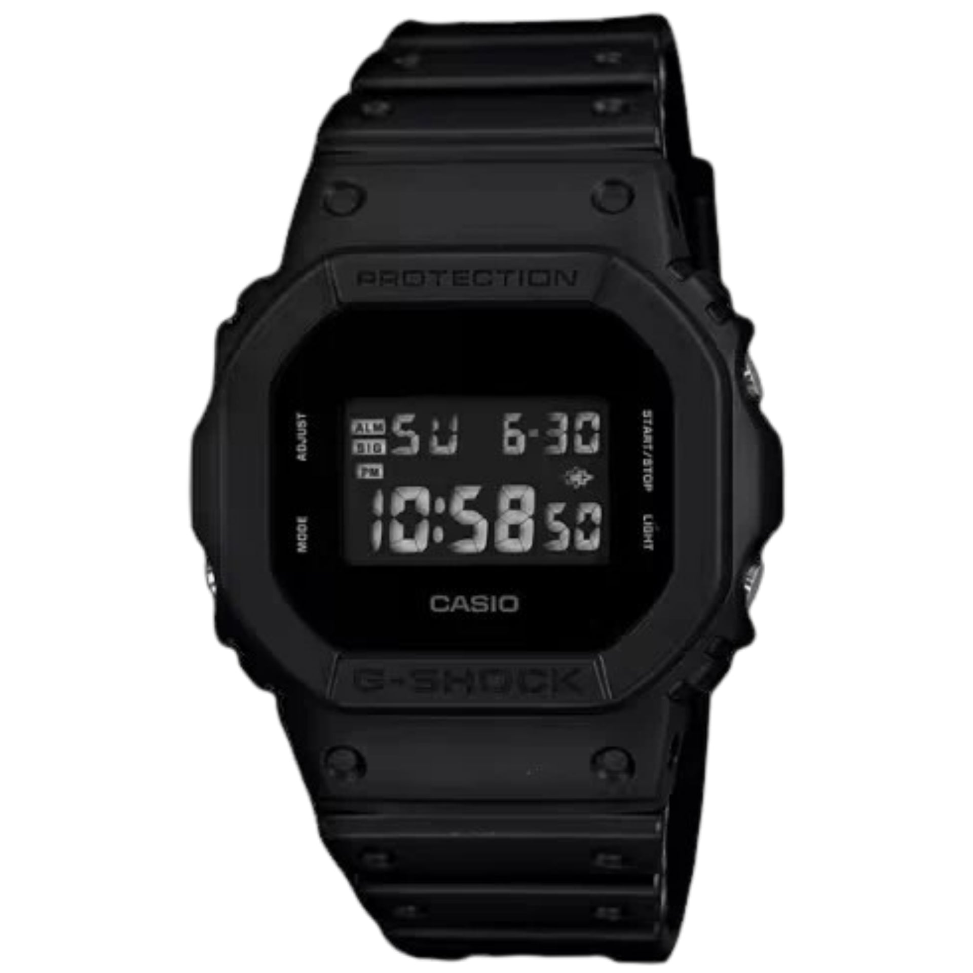 Casio G-SHOCK Men's Black Dial Digital Watch Black Resin Strap - DW-5600BB-1DR