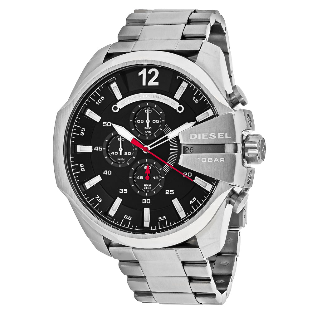 Diesel Men's Mega chief  Black Dial Watch - DZ4308
