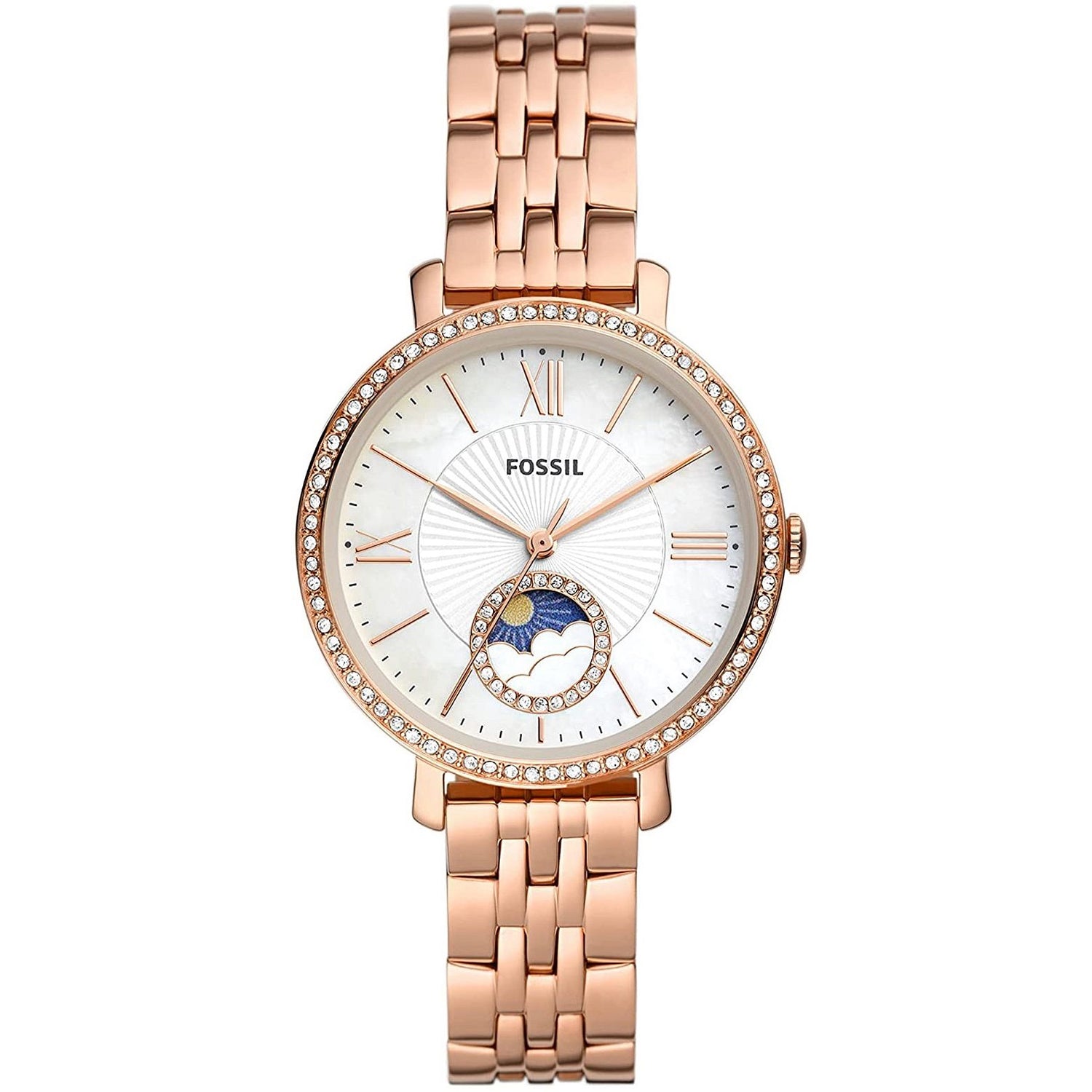 Fossil Women's Jacqueline White MOP Dial Watch - ES5165