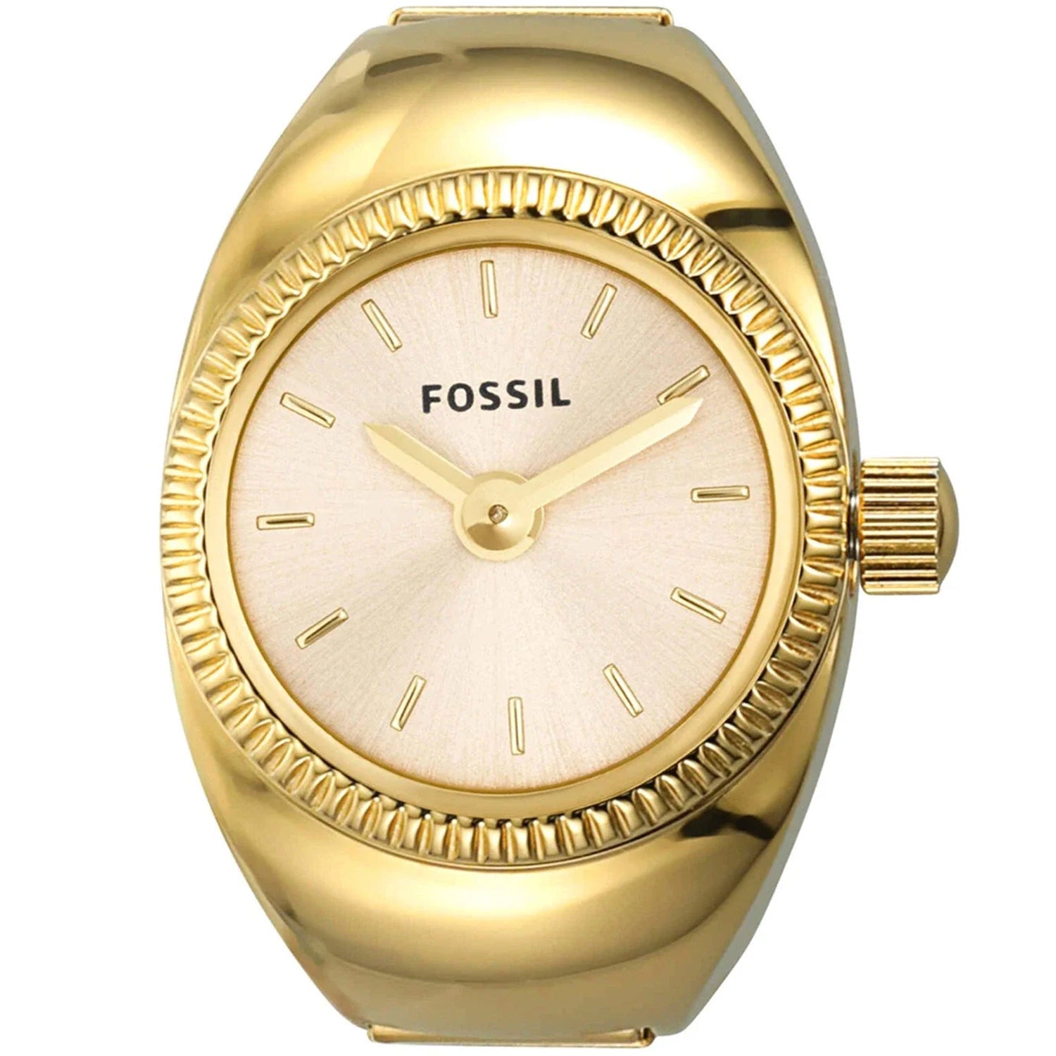 Fossil Women's Watch Ring Gold Dial Watch - ES5246