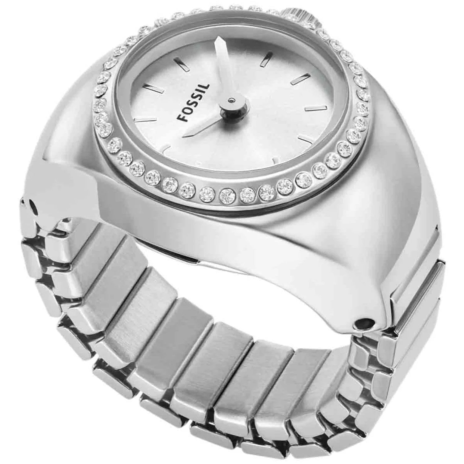 Fossil Women's Watch Ring Silver Dial Watch - ES5321