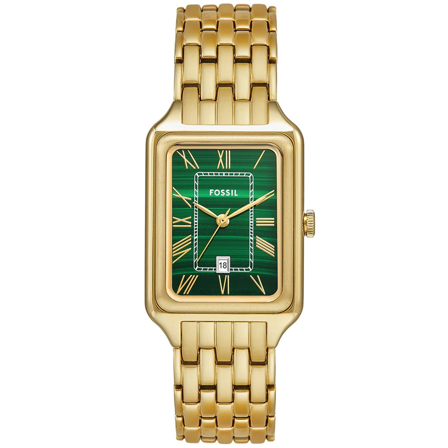 Fossil Women's Raquel Green Dial Watch - ES5341