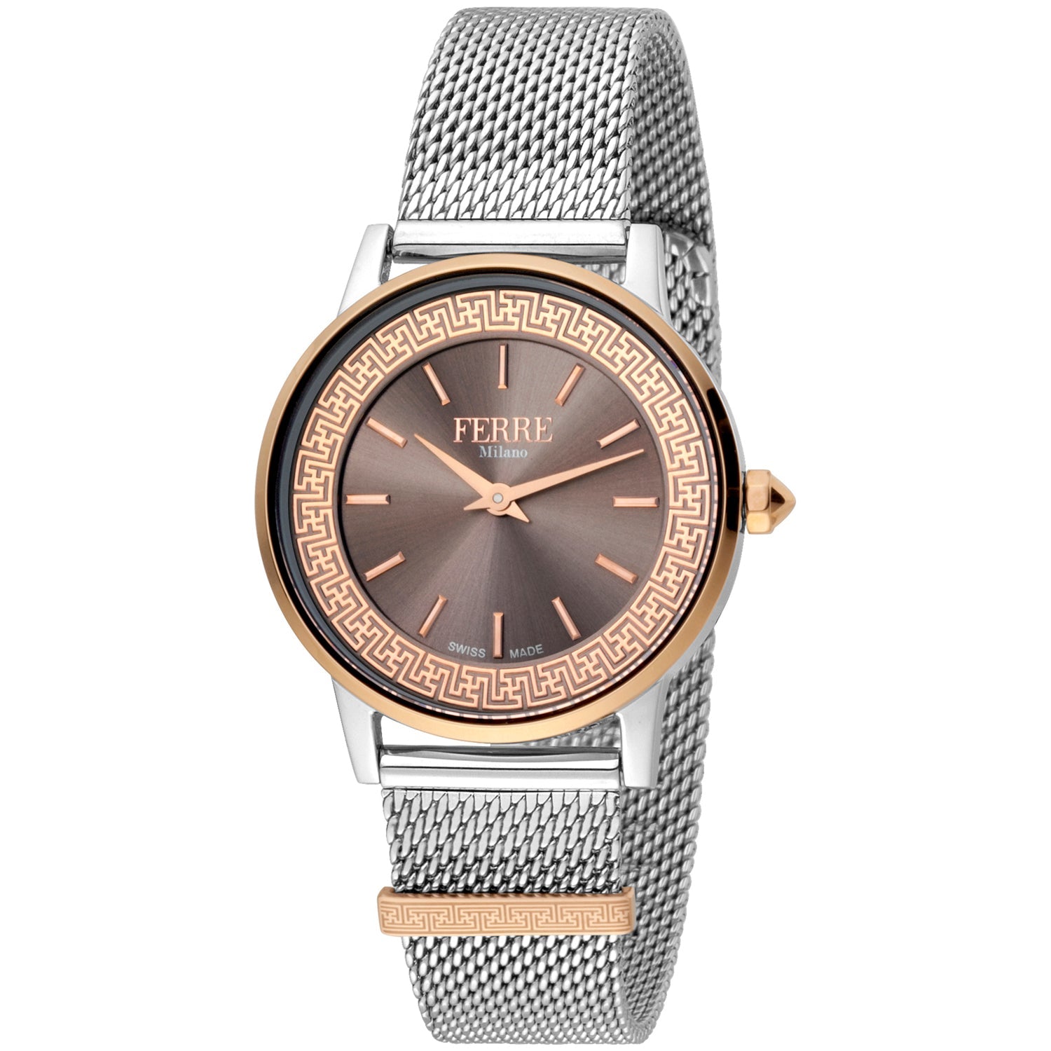 Ferre Milano Women's Classic Brown Dial Watch - FM1L103M0721