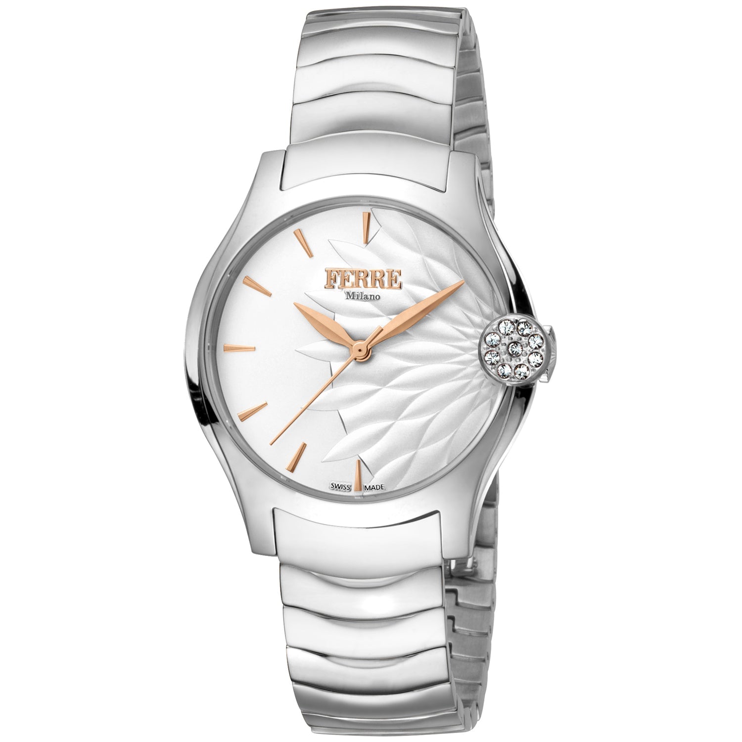 Ferre Milano Women's Classic White Dial Watch - FM1L121M0051