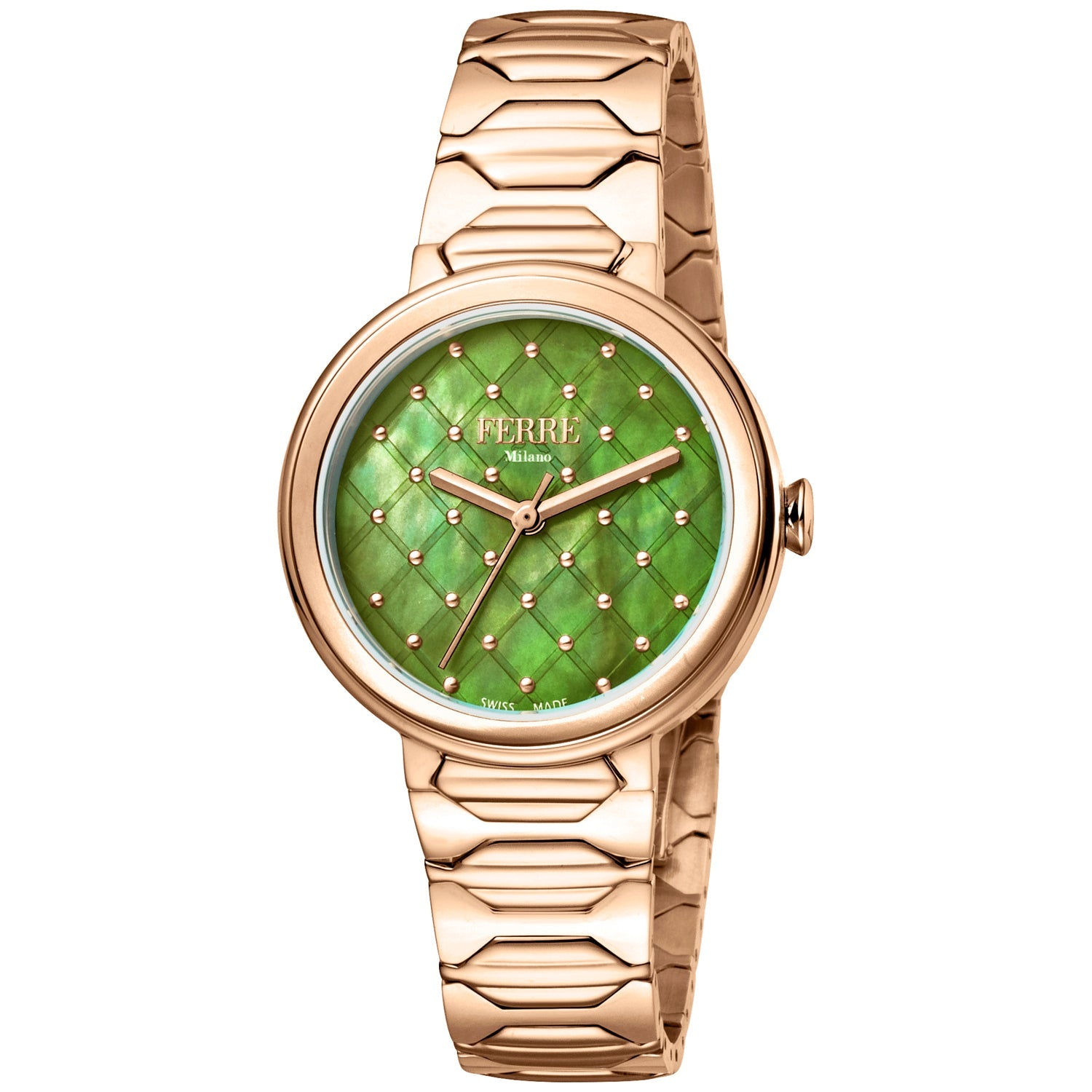 Ferre Milano Women's Classic Green Dial Watch - FM1L124M0081