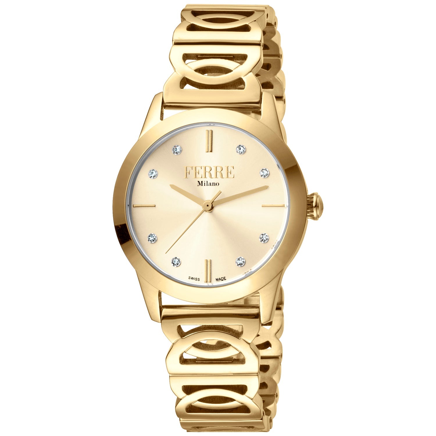 Ferre Milano Women's Classic Gold Dial Watch - FM1L126M0241