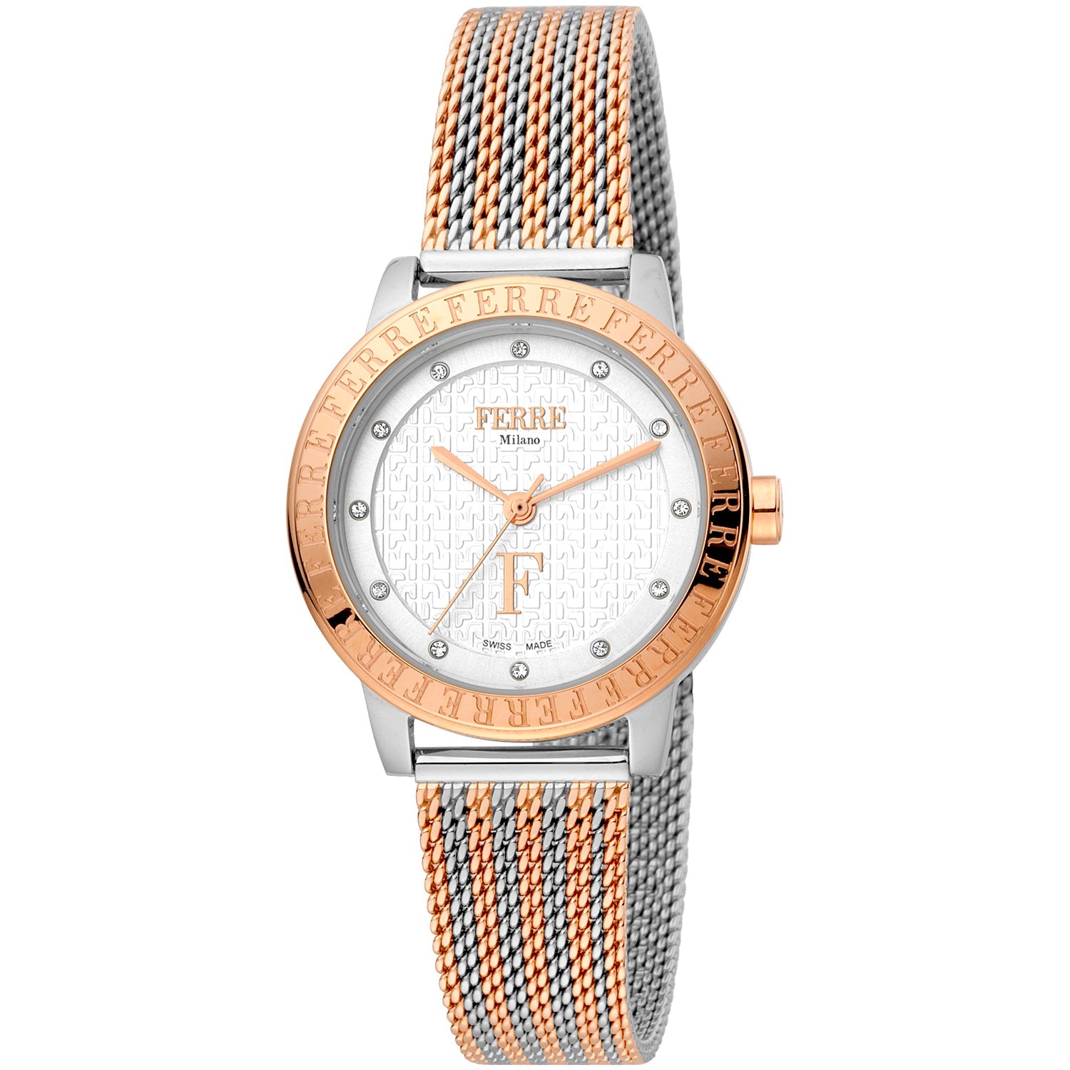 Ferre Milano Women's Classic White Dial Watch - FM1L174M0091