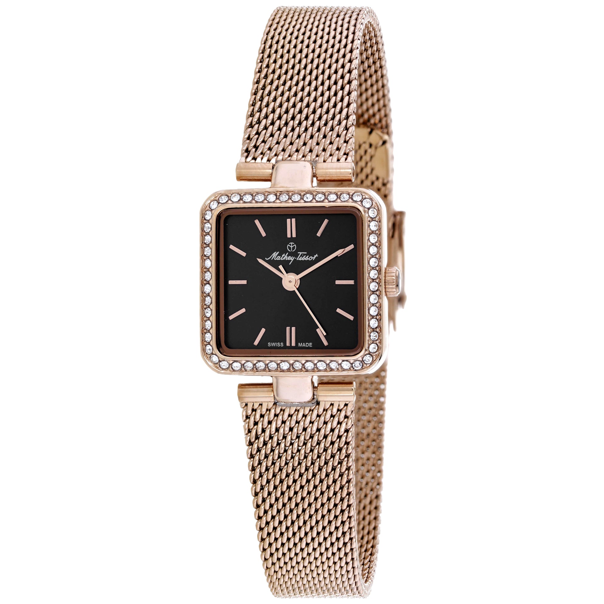 Mathey Tissot Women's Fleury XIV Black Dial Watch - FOO2PN