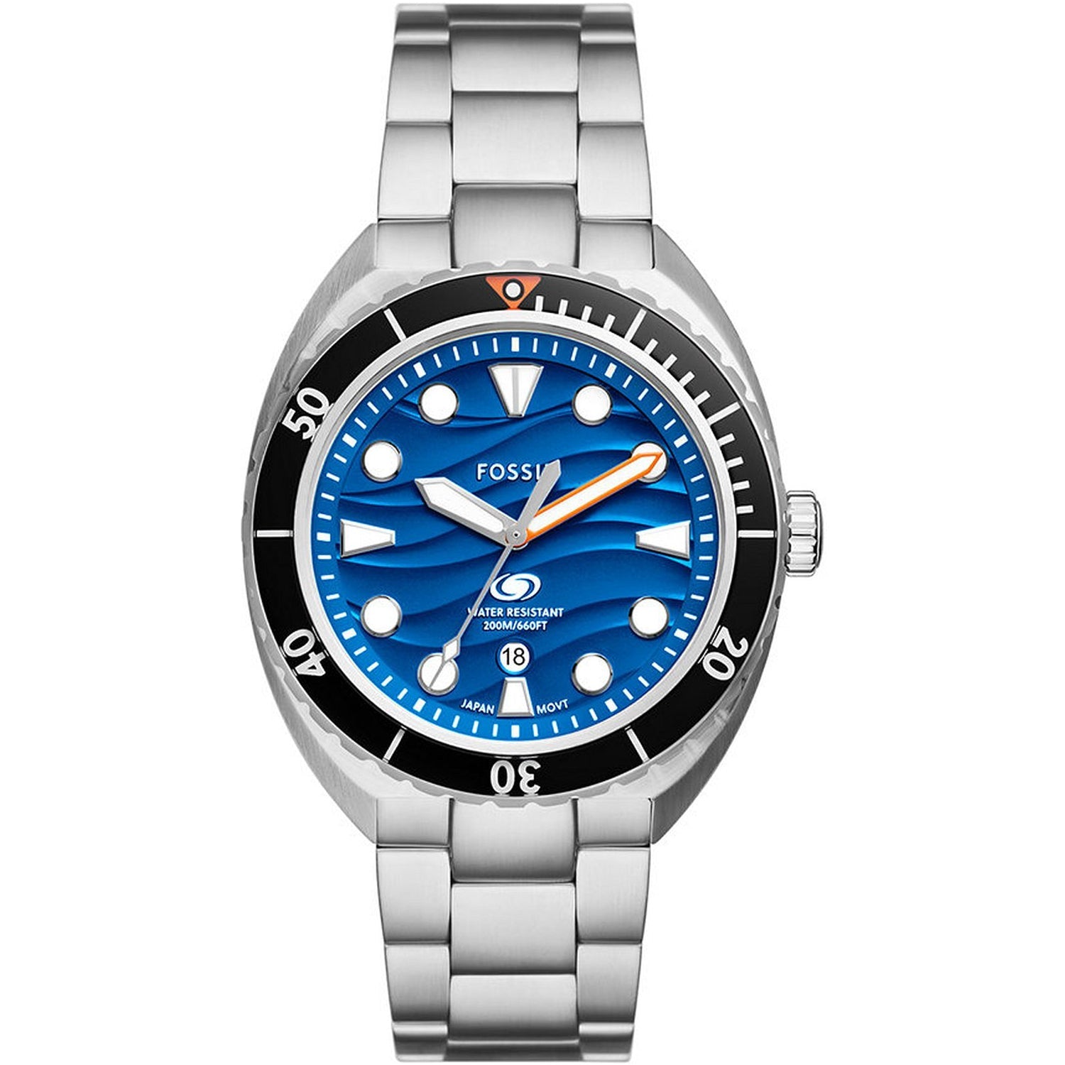 Fossil Men's Breaker Blue Dial Watch - FS6064