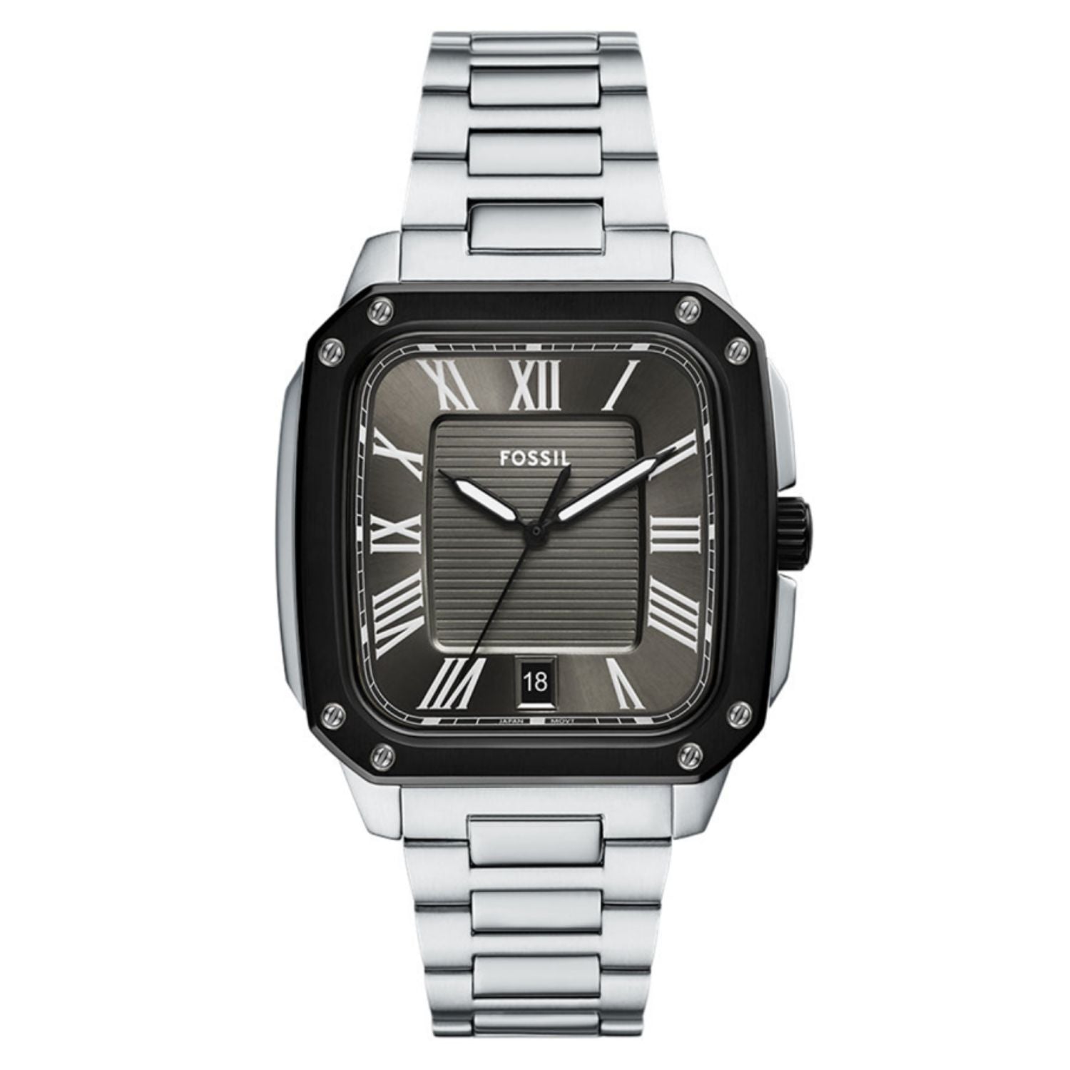 Fossil Men's Crosby Grey Dial Watch - FS6122