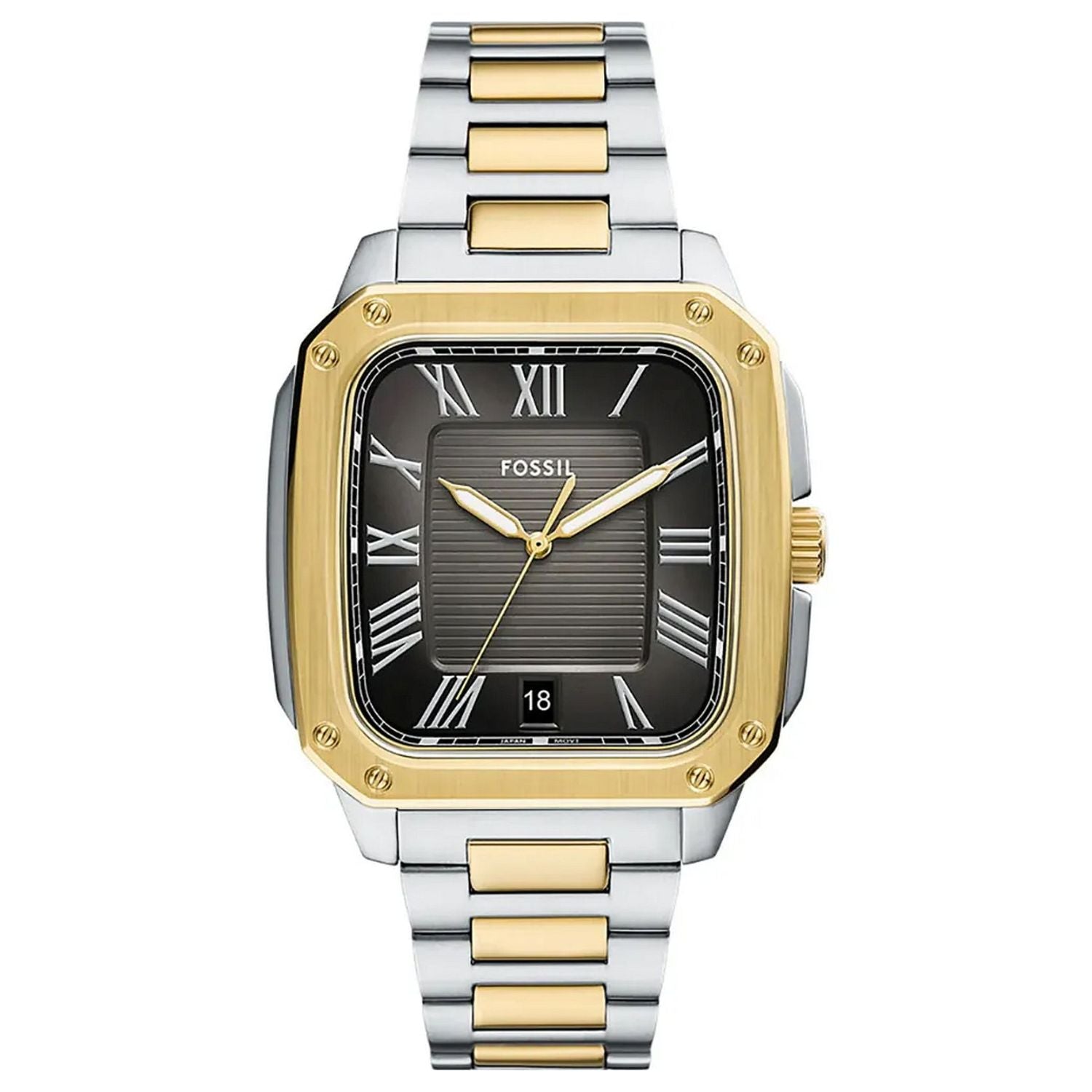 Fossil Men's Crosby Black Dial Watch - FS6123