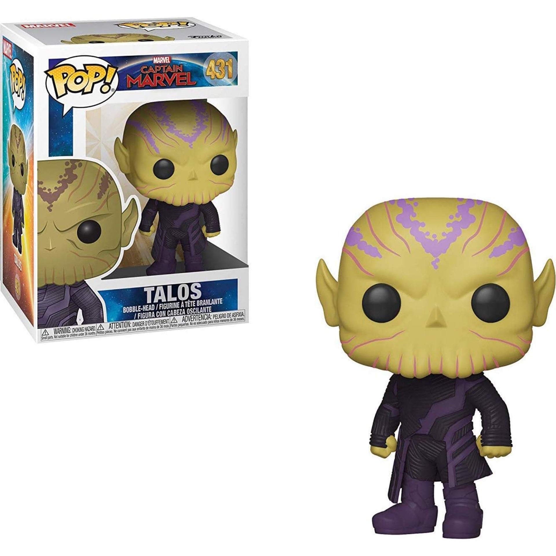Captain Marvel Talos Skrull Funko Pop! Vinyl Figure #431