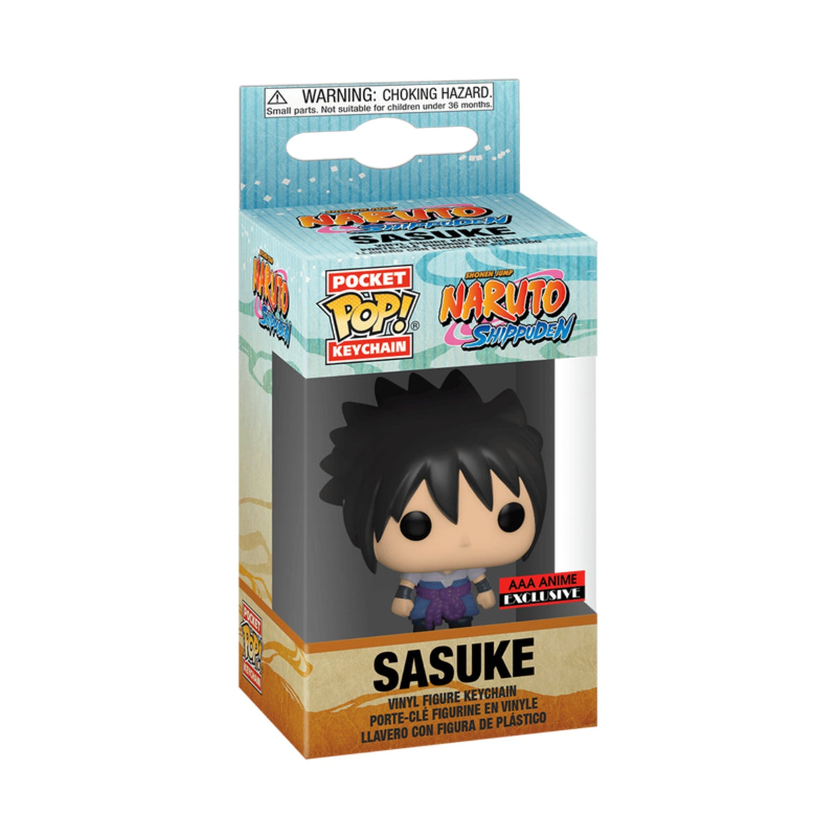 Funko Pocket Pop Naruto Shippuden: Sasuke Uchiha 1.5-Inch Vinyl Keychain