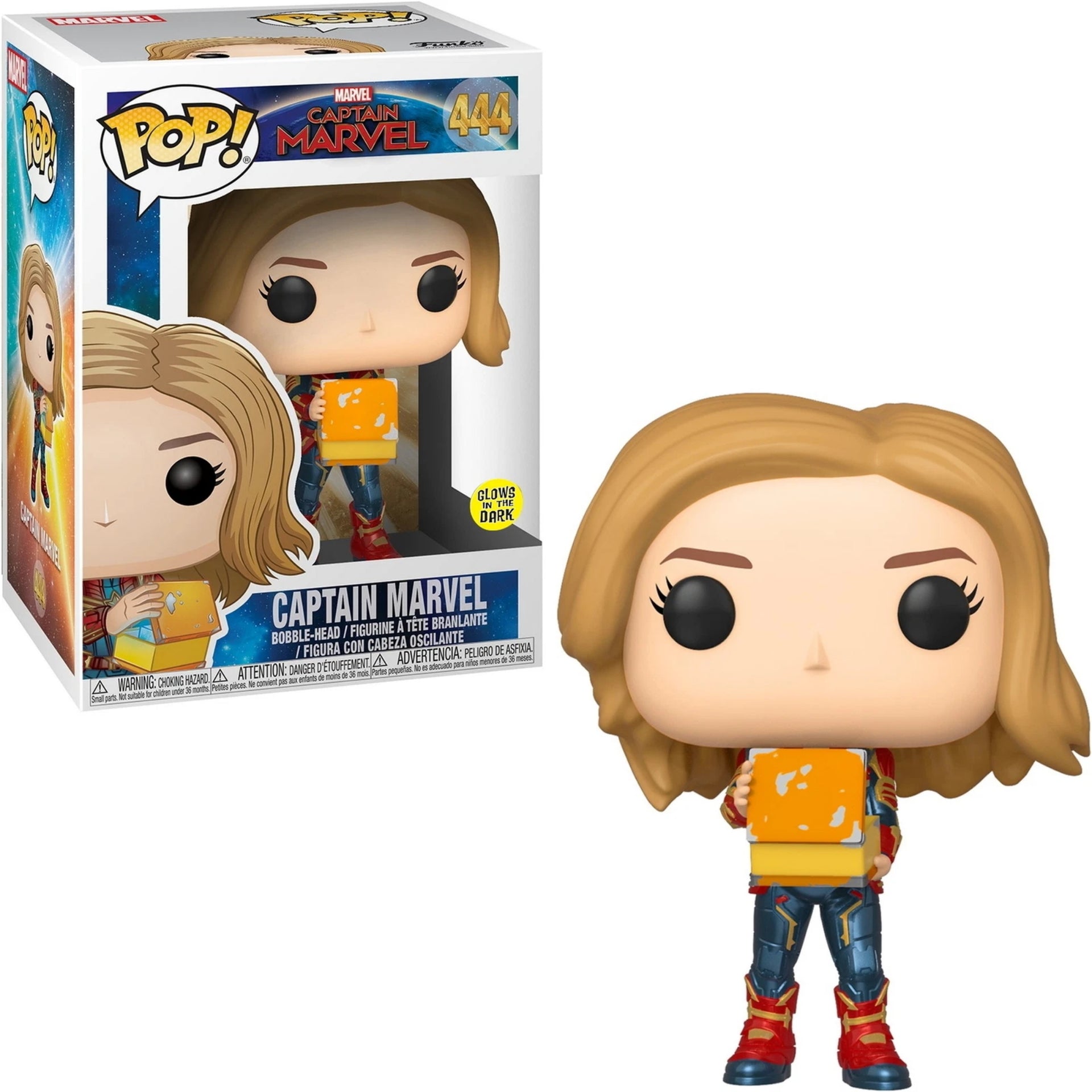 Captain Marvel Captain Marvel with Lunchbox Funko Pop! Vinyl Figure #444
