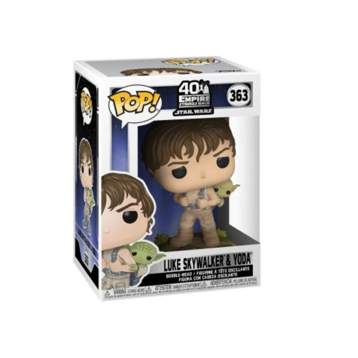 Funko Pop! Star Wars: Luke (Training) w/ Yoda Vinyl Figure #363