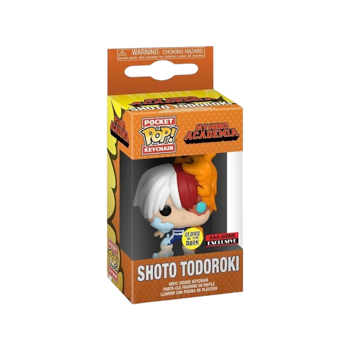Funko Pocket Pop My Hero Academia: Shoto Todoroki (Glow) 1.5-Inch Vinyl Keychain