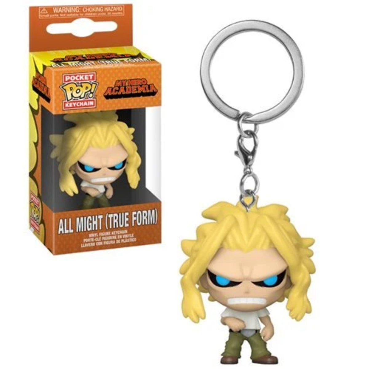 Funko Pocket Pop My Hero Academia: All Might (Glow) 1.5-Inch Vinyl Keychain