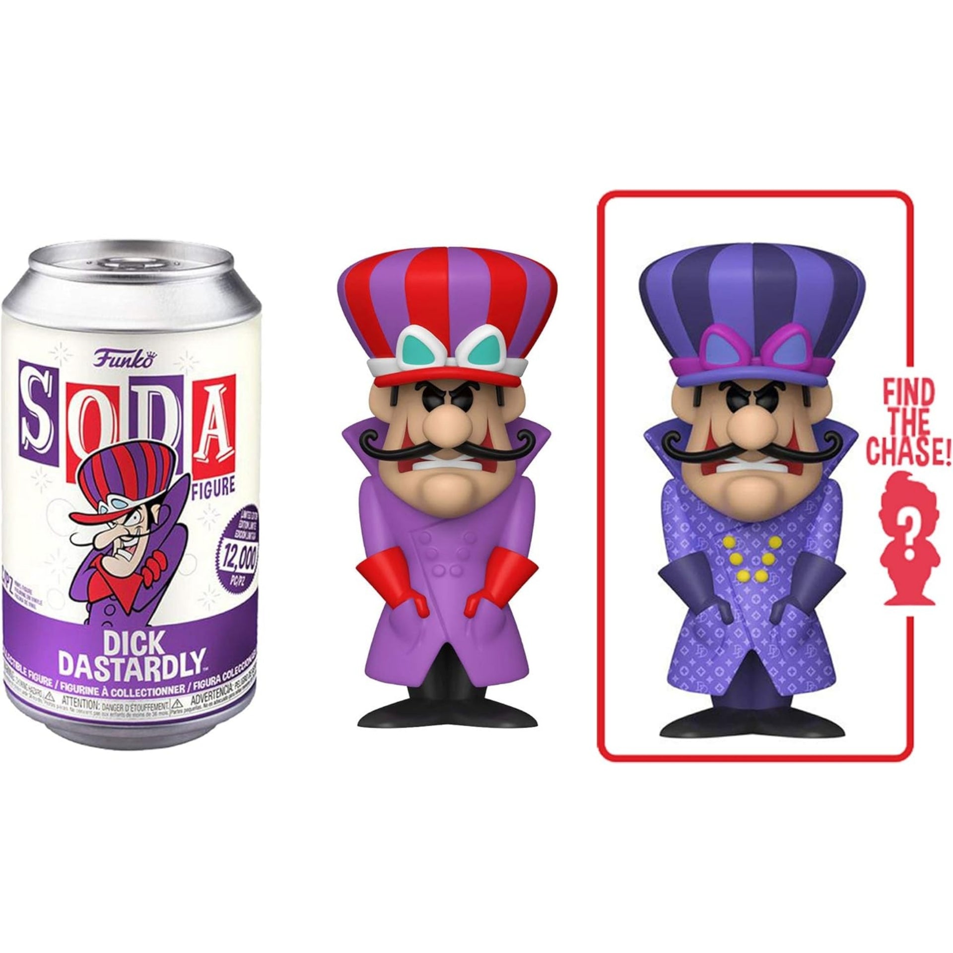 Hanna Barbera: Dick Dastardly Funko Vinyl Soda Figure