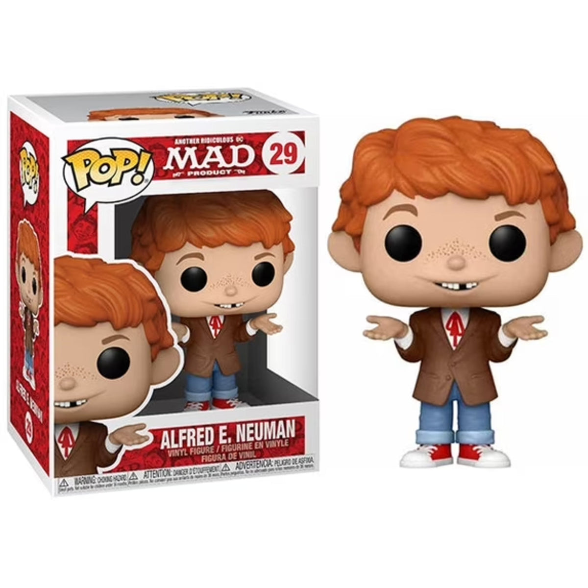 Funko Pop MAD: Alfred E. Neuman 4-Inch Vinyl Figure #29