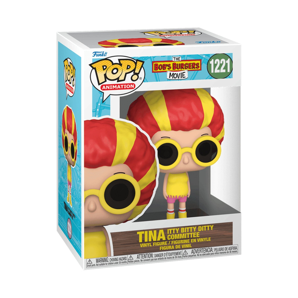 Funko Pop Bob's Burgers: Tina (Itty Bitty Ditty Committee) 4-Inch Vinyl Figure #1221