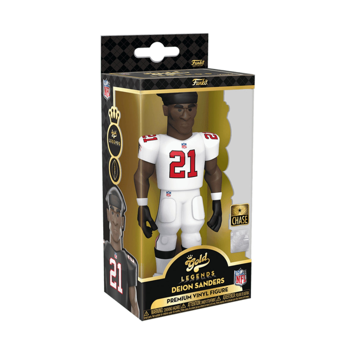 Funko Gold NFL: Deion Sanders Falcons Chase 5-Inch Vinyl Figure