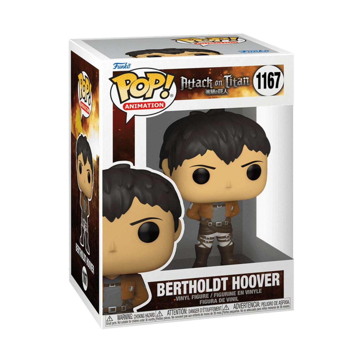 Funko Pop Attack on Titan: Bertholdt Hoover 4-Inch Vinyl Figure #1167