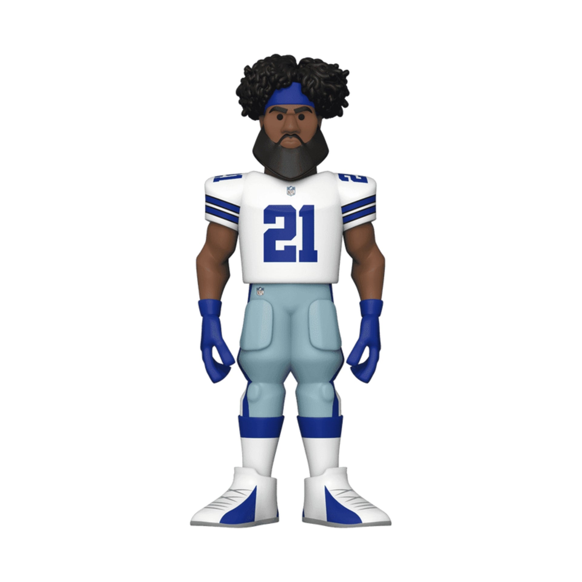 NFL Stars: Cowboys Ezekiel Elliott (Home Uniform) Funko Pop 5 Vinyl Gold Figure