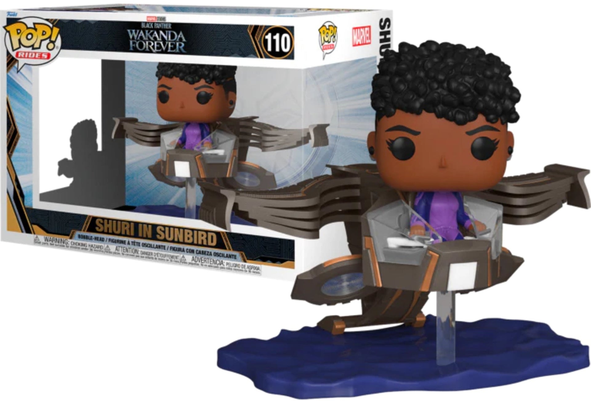 Black Panther: Wakanda Forever - Shuri in Sunbird Super Deluxe Pop Ride Figure