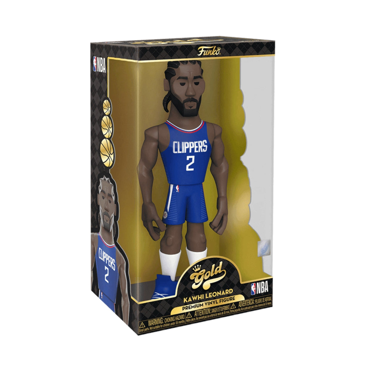 Funko Gold NBA: Kawhi Leonard LA Clippers 12-Inch Vinyl Figure