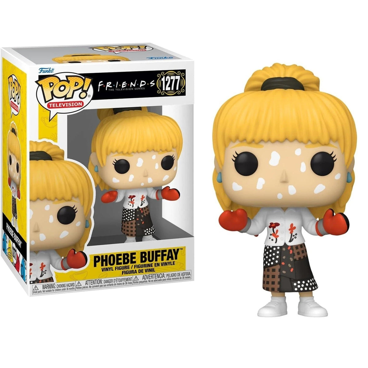 Funko Pop Friends: Phoebe Buffay with Chicken Pox 4-Inch Vinyl Figure #1277