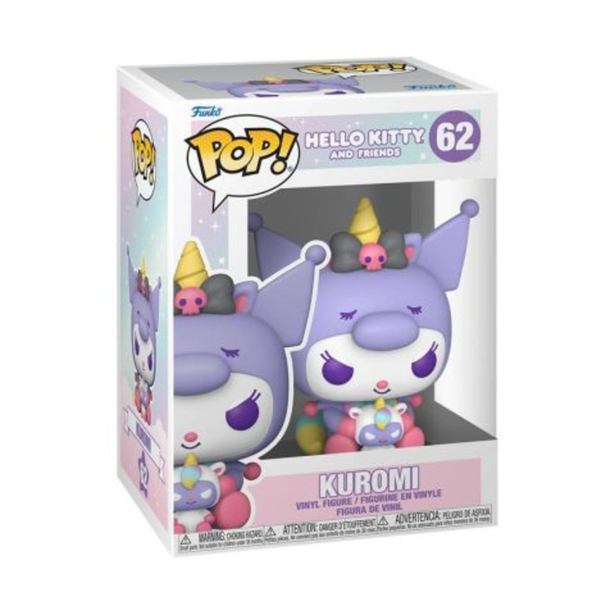 Funko Pop Sanrio: Hello Kitty - Kuromi (Unicorn Party) Figure #62