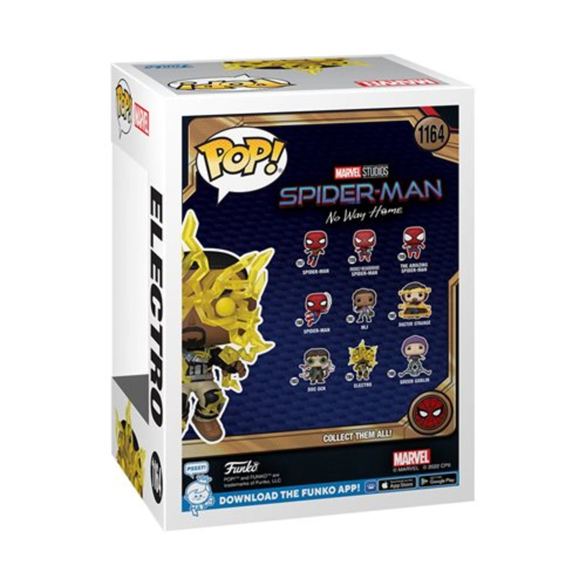 Funko Pop Marvel: Electro (Finale) 4-Inch Vinyl Figure #1164