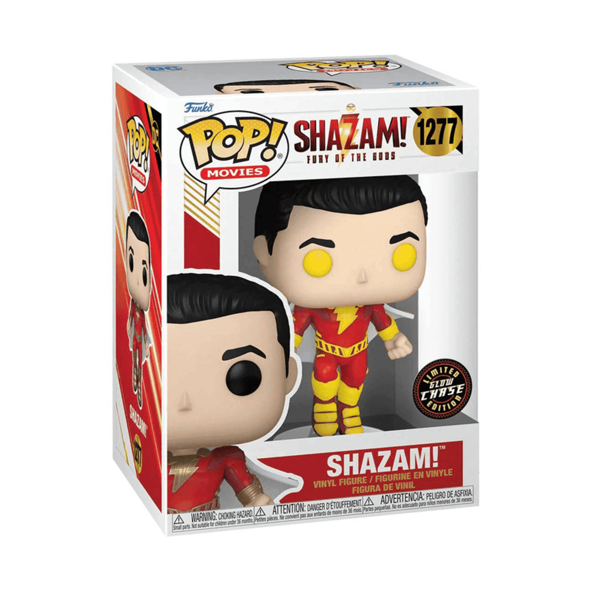 Funko Pop DC: Shazam Fury of the Gods Glow Chase 4-Inch Vinyl Figure #1277