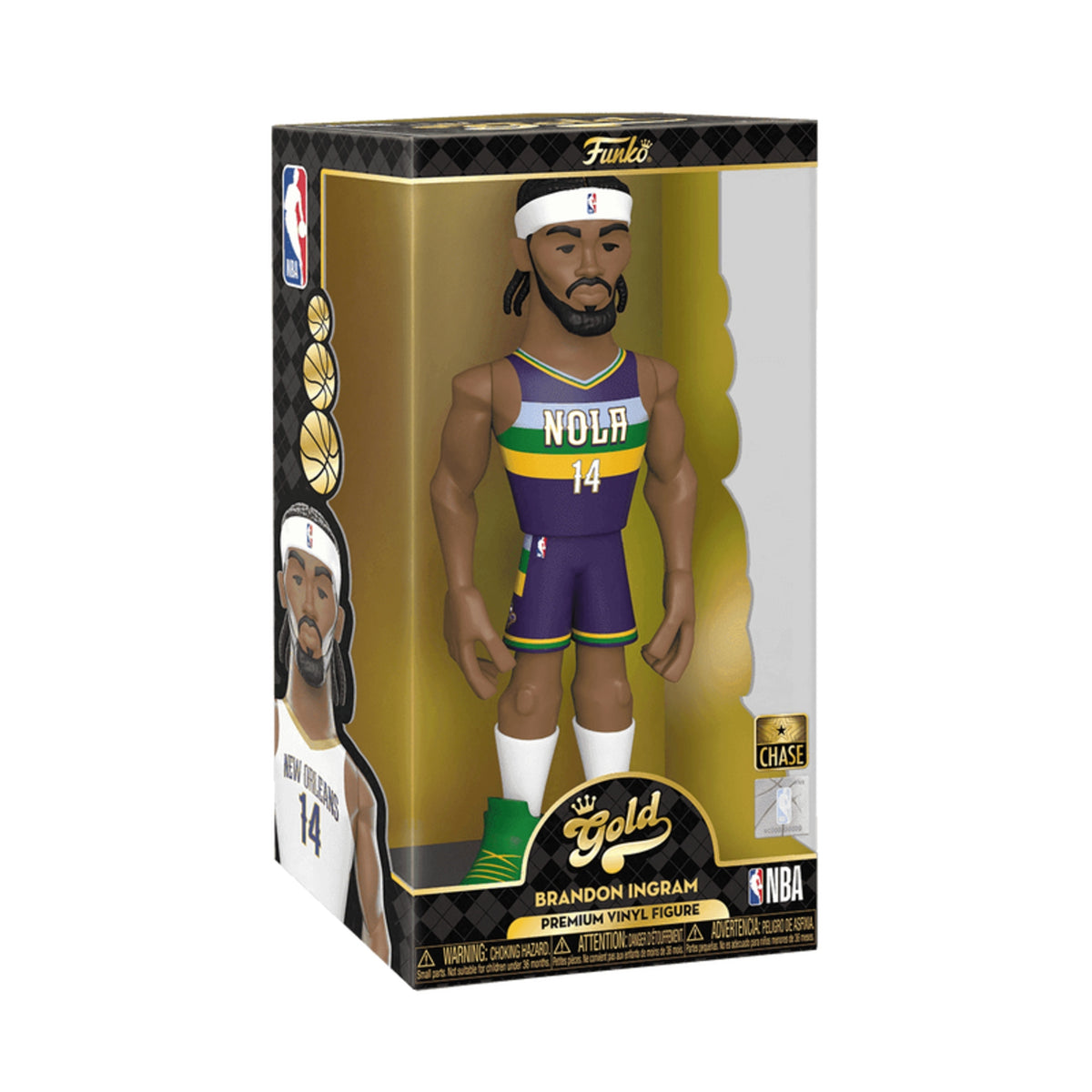Funko Gold NBA: Brandon Ingram (City Edition Chase) 12-Inch Vinyl Figure