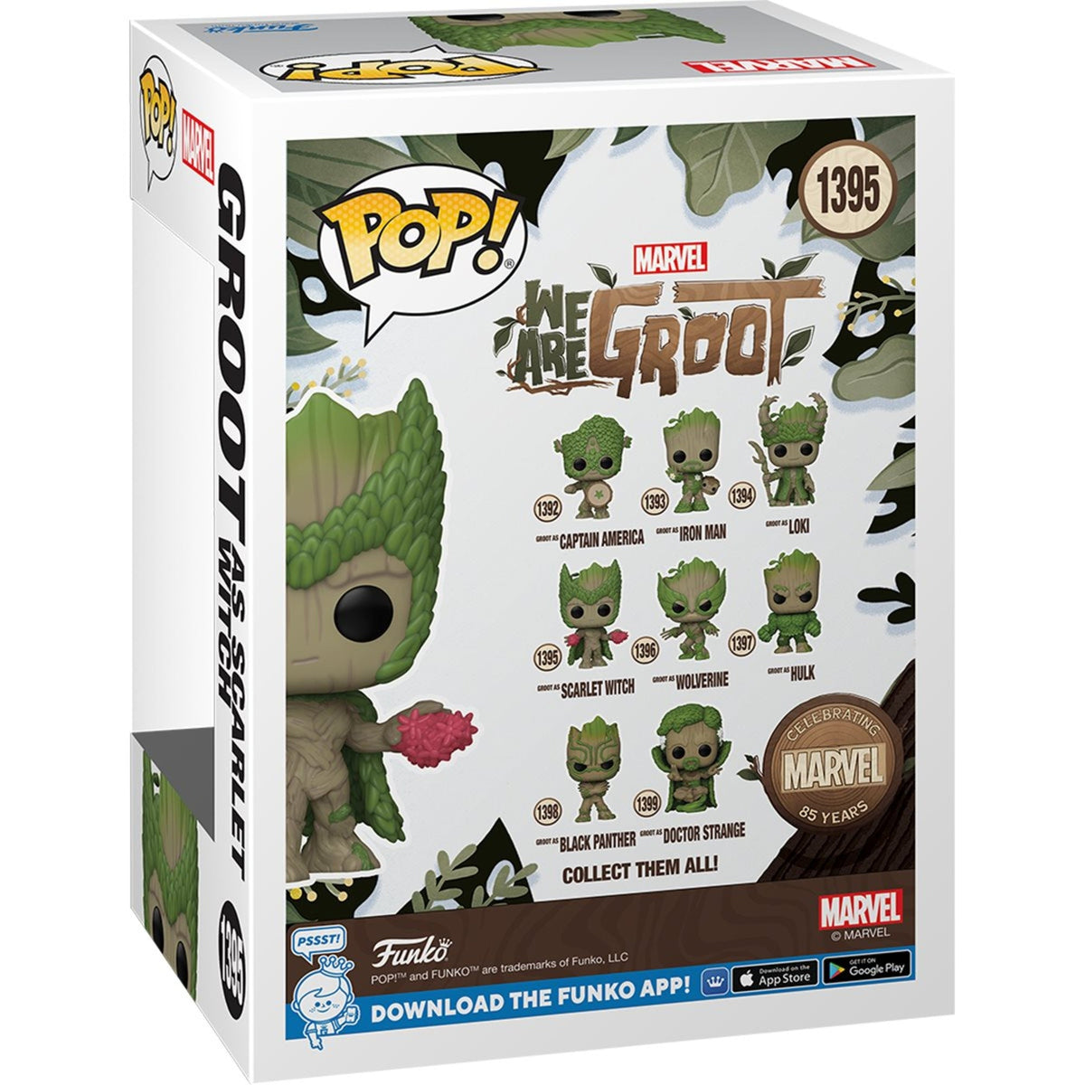 Funko Pop Marvel: Groot as Scarlet Witch 4-Inch Vinyl Figure #1395