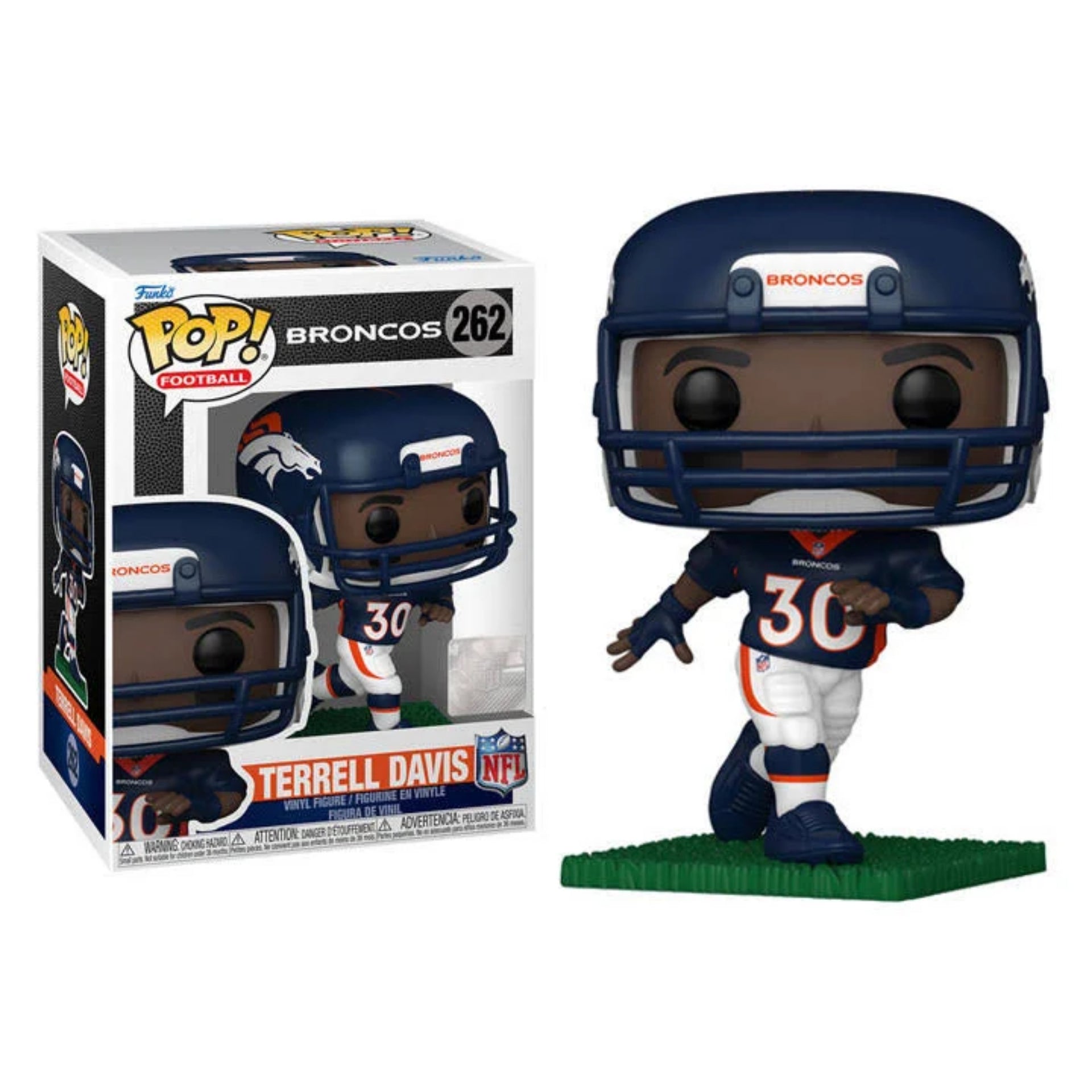 NFL Legends Broncos Terrell Davis Funko Pop Vinyl Figure #262