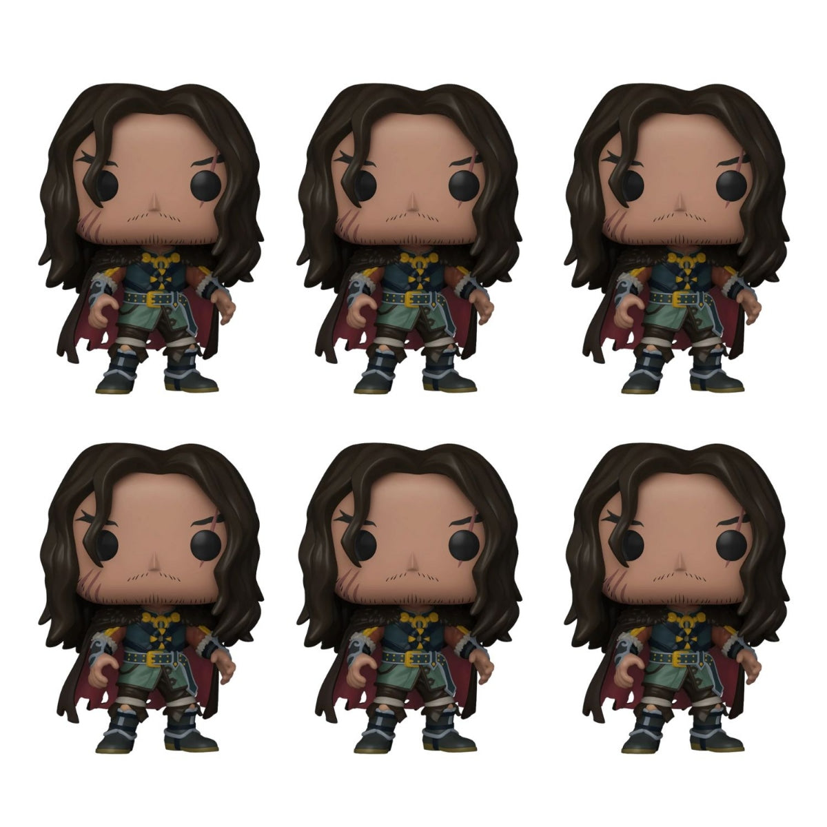 Pack of 6 The Lord of the Rings: The War of the Rohirrim Wulf Funko Pop! Vinyl Figure #1837